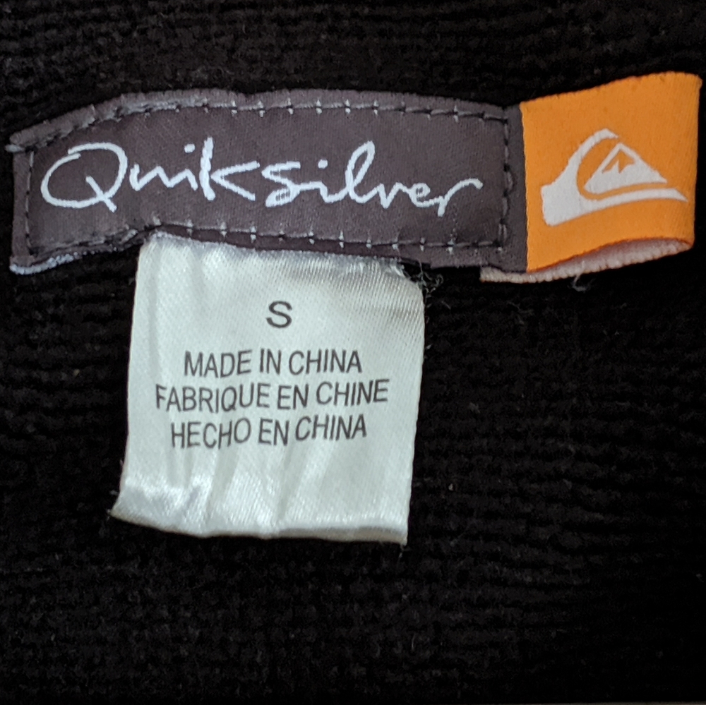 Quicksilver Fleece Jacket Men's Black - Picture 6 of 7